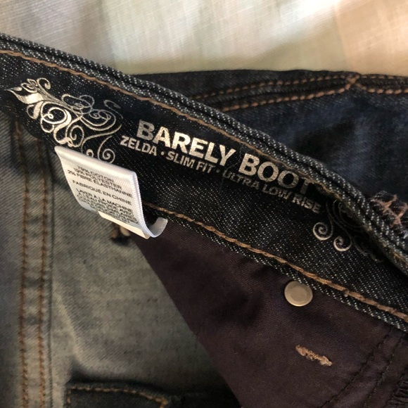 Express Zelda Barely Boot Ultra Low Rise Size 8 - Picture 2 of 3